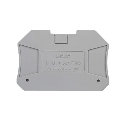 Изолятор торцевой для клемм TUR-2.5-QUATTRO (уп.100шт) DKC D-TUR-2.5-QUATTRO