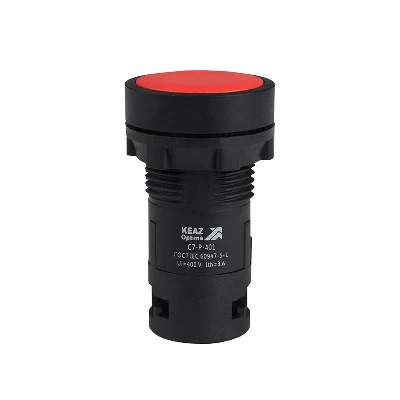 Кнопка OptiSignal Compact D22 С7-P-401 красн. 1НЗ XB7NA42 КЭАЗ 362027