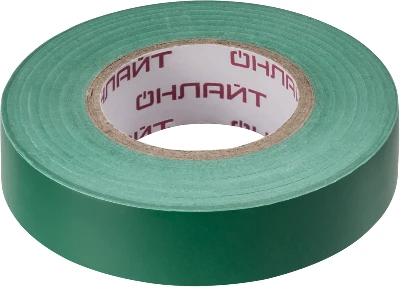 Изолента ПВХ 15мм (рул.20м) 71 680 OIT-B15-20/G зел. ОНЛАЙТ 71680