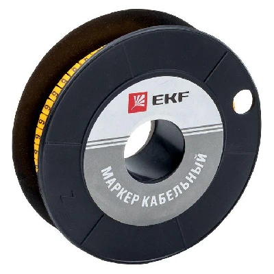 Маркер каб. 1.5кв.мм "6" (к-1000ед) (ЕС-0) EKF plc-KM-1.5-6