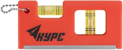 Уровень-брелок 100мм 2 глазка пластик. КУРС 17831