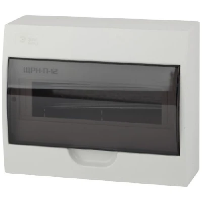 Бокс навесной ЩРН-П-12 12мод. IP41 пластик SIMPLE NO-box_simple-plastic_12_surface BOXS12 Эра Б0041525
