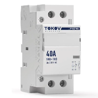 Контактор модульный 36мм 40А 230В АС 1НО 1НЗ PRIZMA TOKOV ELECTRIC TKE-PZ-MC-2-40-230-11