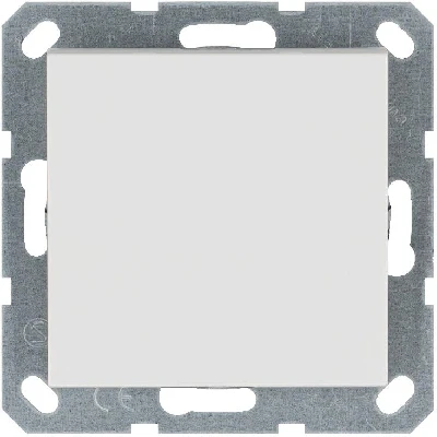 Кнопка звонка 1-кл. 10А IP20 механизм бел. глянцевый Jasmart G3010W