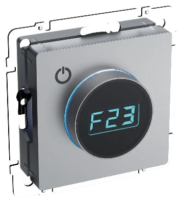 Термостат электронный с индик. BRITE СП IP20 ТС10-1-БрС механизм сталь IEK BR-RT11-K46