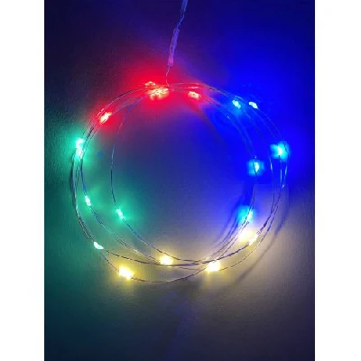 Гирлянда светодиодная "Нить" 2м 20LED АА IP20 мультиколор ENIN-2M Эра Б0041983