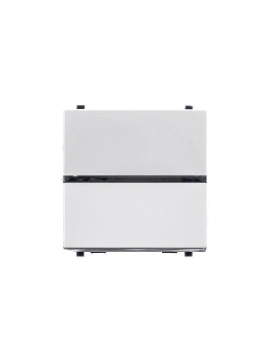 Механизм переключателя 1-кл. с клавишей 2мод. Zenit бел. ABB 2CLA220200N1101