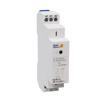 Реле промежуточное OptiRel D GR-08-024U-2 модульное 8А 24В AC/DC 2СО КЭАЗ 332037