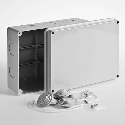 Коробка распределительная ОП 240х195х90мм IP65 без гермовводов Ruvinil 67066