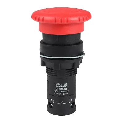 Кнопка аварийного останова OptiSignal Compact D22 С7-ESTR-411 красн. 1НО+1НЗ XB7ES545P КЭАЗ 362131
