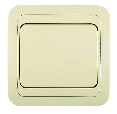 Выключатель 1-кл. СП Mimoza 10А IP20 крем./крем. Makel 25001