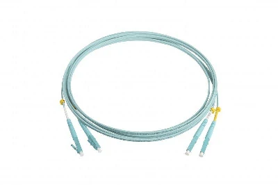 Патч-корд FC-D2-503-LC/PR-LC/PR-H-3M-LSZH-AQ волоконно-оптический (шнур) MM50/125(OM3) LC-LC duplex 10G/40G LSZH 3м Hyperline 34455
