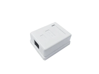Розетка компьютерная 8P8C (RJ-45) кат.5E UTP 1 порт TOKOV ELECTRIC TKE-SMB-8P8C-1P-UTP