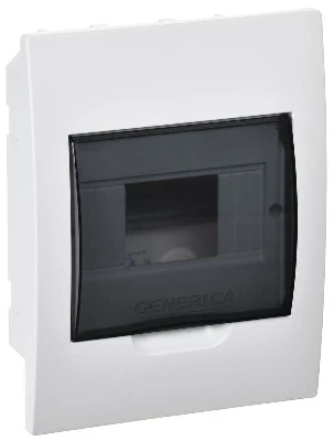 Бокс ЩРВ-П-6 мод. встраив. пластик IP41 GENERICA MKP12-V-06-41-G