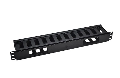 Органайзер кабельный 19дюйм 1U с крышкой TOKOV ELECTRIC TKE-CM-1U-PC