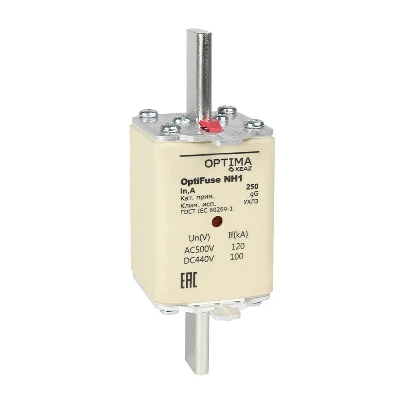 Вставка плавкая OptiFuse NH1-200-gG-УХЛ3 КЭАЗ 374945