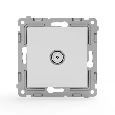 Розетка TV проходная СП Pixel 4DB механизм бел. TOKOV ELECTRIC TKE-PX-A1P-C01