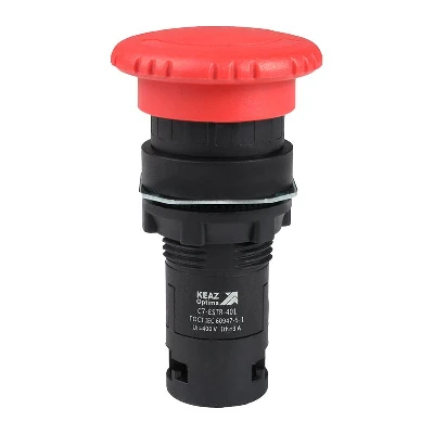 Кнопка аварийного останова OptiSignal Compact D22 С7-ESTR-401 красн. 1НЗ XB7ES542P КЭАЗ 362129