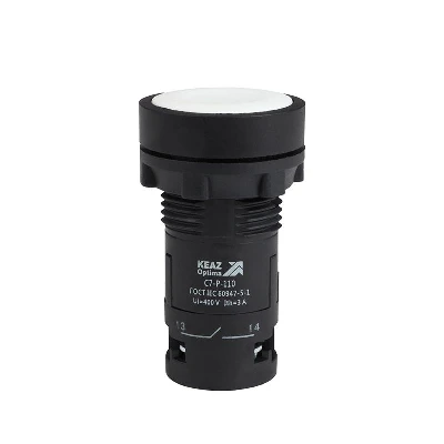 Кнопка OptiSignal Compact D22 С7-P-110 бел. 1НО XB7NA11 КЭАЗ 362030