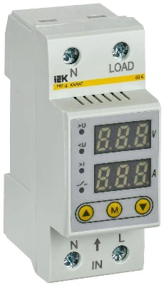 Реле напряжения и тока РНТ-д 1ф 36мм 63А KARAT IEK IVC21-1-63