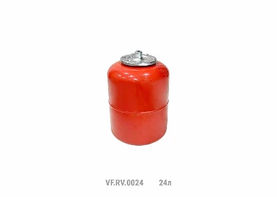 Бак расширительный вертикальный RV 24л красн. (48шт/пал) VALFEX VF.RV.0024