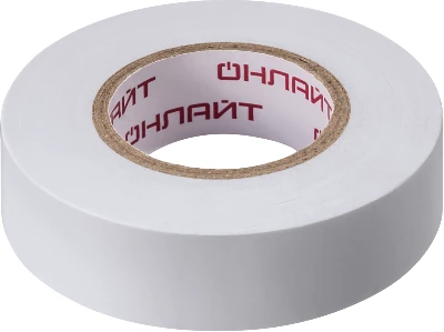 Изолента ПВХ 19мм (рул.20м) 71 689 OIT-B19-20/WH бел. ОНЛАЙТ 71689