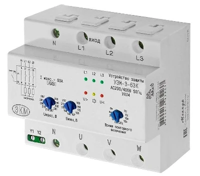 Реле УЗМ-3-63К 230В AC/400В AC УХЛ4 многофункц. Меандр A8302-16939237