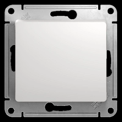 Кнопка нажимная 1-кл. СП Glossa 10А IP20 (сх. 1) 10AX механизм бел. SE GSL000115