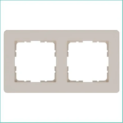 Рамка 2-м G-Flex тауп Jasmart G1102T