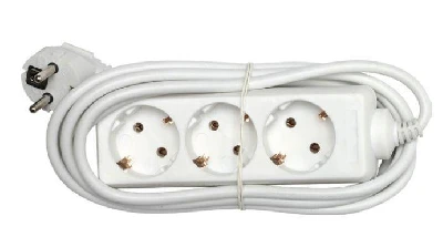 Удлинитель 3х5м с заземл. 16А IP20 94 180 NPE-S-03-500-E-3х1 ПВС 3х1 Navigator 94180
