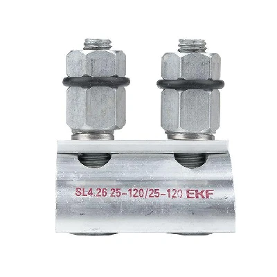 Зажим ответвительный плашечный SL4.26 16-120/16-120кв.мм EKF sl-4.26