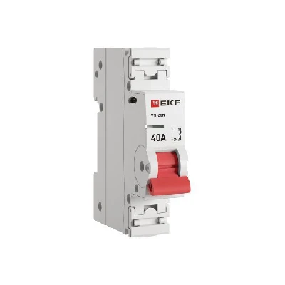 Выключатель нагрузки 1п 40А ВН-63N PROxima EKF S63140