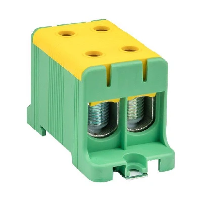 Клемма силовая вводная двойн. КСВ 16-95кв.мм желт./зел. EKF plc-kvs2-16-95-y-green