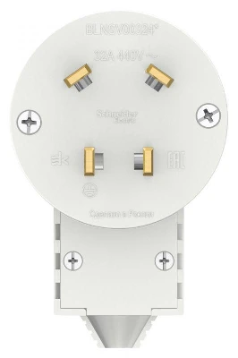 Вилка силовая СП Blanca 3P+E 32А 400В бел. SE BLNSV003241