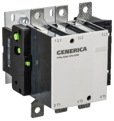 Контактор КТИе-5250 250А 230В/АС3 GENERICA KKTE50-250-230-10