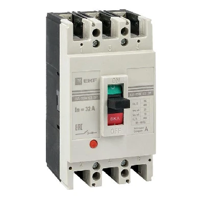 Выключатель автоматический 3п 63/32А 25кА ВА-99М PROxima EKF mccb99-63-32m