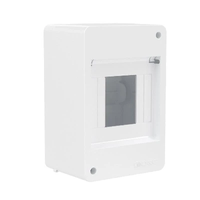 Щиток настенный Фрейм (FRAME) ЩРн-п-4 4мод. без дверцы бел. DKC F04W0W0