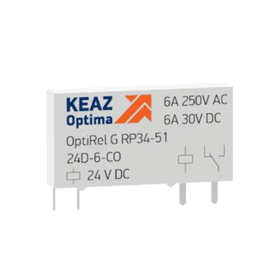 Реле промежуточное OptiRel G RP34-51-24D-6-CO КЭАЗ 281143