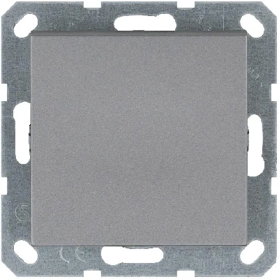 Кнопка звонка 1-кл. 10А IP20 механизм алюм. Jasmart G3010S