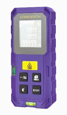 Рулетка лазерная Reel PLUS GS40 фиолет. Ermenrich 86257