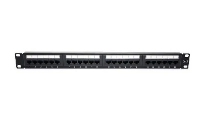 Патч-панель 19дюйм 1U кат.6 неэкранир. 24 порта RJ-45 Dual IDC TOKOV ELECTRIC TKE-PP-6-1U-24P-UTP